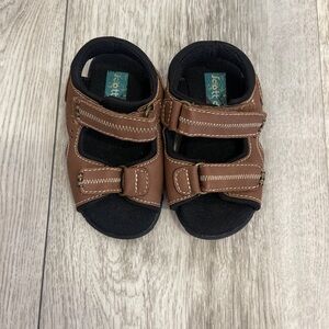Scott David Boys Size 6 Infant/toddler Brown Sandals